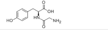 N-Glycyl-L-Tyrosine Structure N-Glycyl-L-Tyrosine Structure